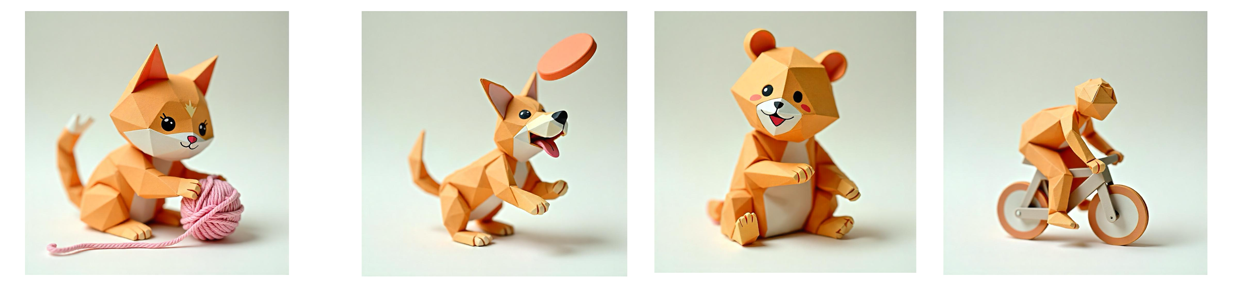 Minimal origami style