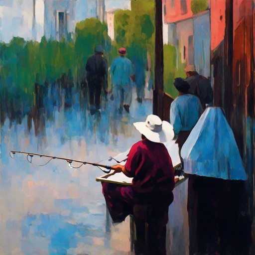 StyleAligned result 2 for Impressionist bazaar