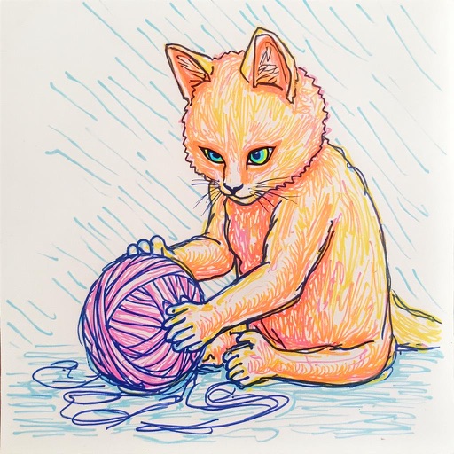 Ours result 3 for Color-pencil kiss