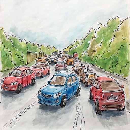 Ours result 2 for Ink-and-watercolor park