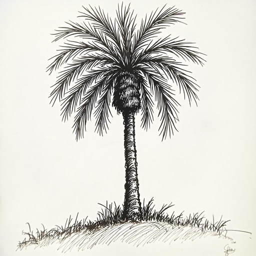 AlignedGen result 2 for Pen-and-ink portrait