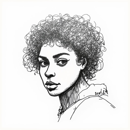 IPAdapter result 1 for Pen-and-ink portrait