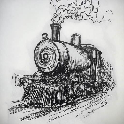 Ours result 3 for Pen-and-ink portrait