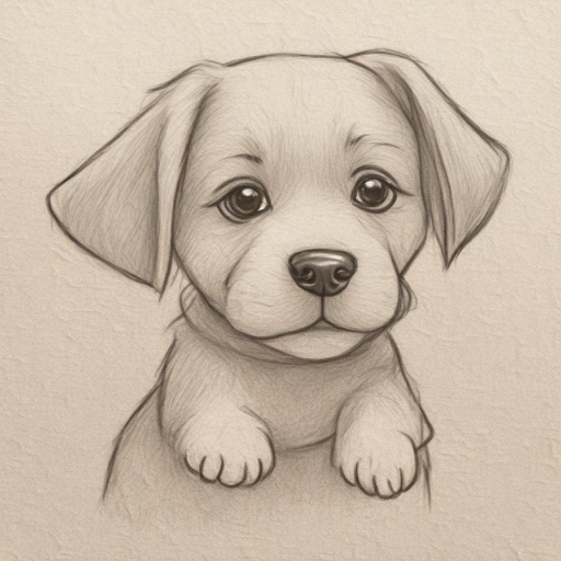 StyleAligned result 1 for Pencil-sketch bear