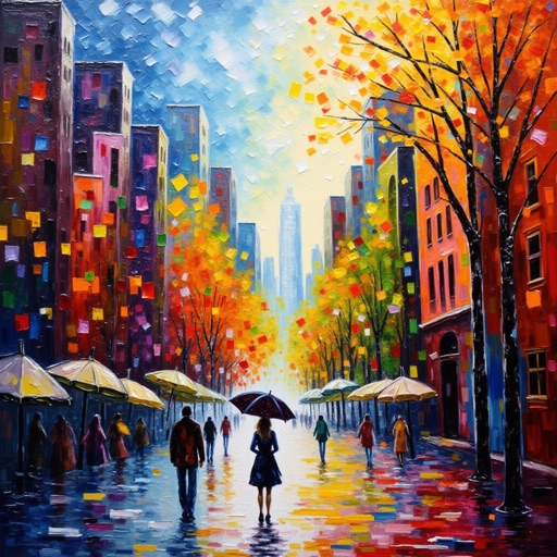 IPAdapter result 1 for Palette-knife woman