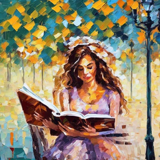 StyleAligned result 3 for Palette-knife woman