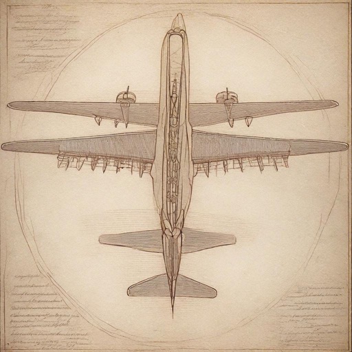 StyleAligned result 2 for Vitruvian man